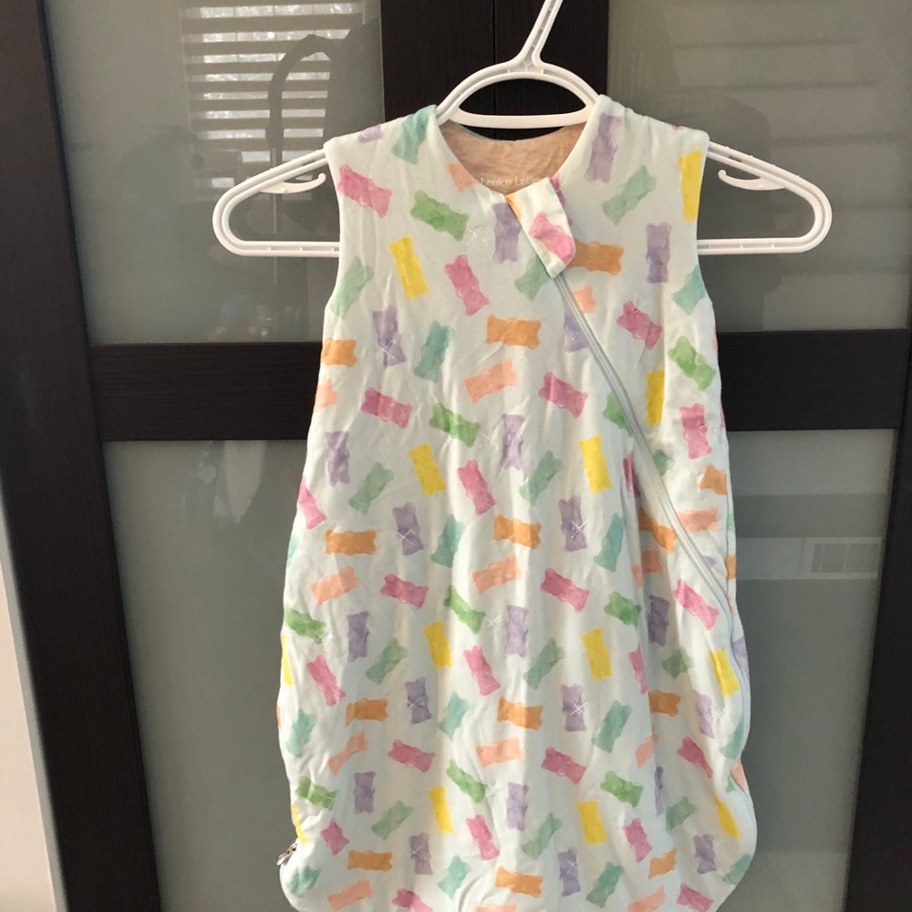 Kids Sleeveless Sleep Sack in Pastel Candy Print